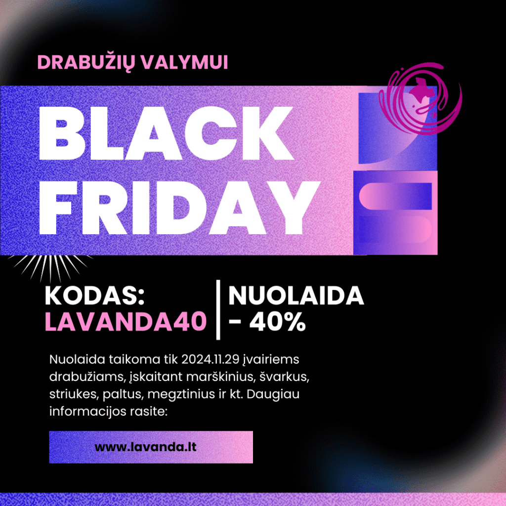 Black Friday akcija cheminis drabužių valymas